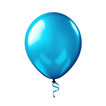 blue balloon